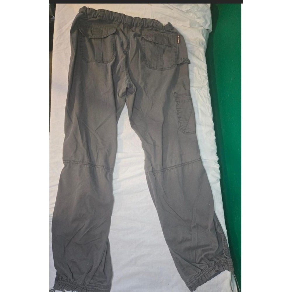 Koi by Kathy Peterson Scrub Pants Cargo Style Lindsey Gray Charcoal